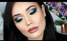 OMBRE TEAL SMOKEY EYE TUTORIAL | How To Deal W/ Bullies | TBT Urban Decay Electric Palette