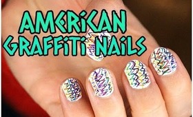 American Graffiti Nails TUTORIAL