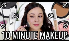 MY 10 MINUTE MAKEUP ROUTINE USING DRUGSTORE MAKEUP! SUMMER 2019