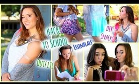 Back to School ♡ Essentials, DIY Snacks / Supplies + Outfit Ideas