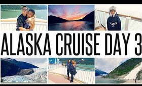 ALASKA CRUISE DAY 3: MENDENHALL GLACIER & NUGGET FALLS | Travel Vlog