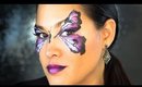 How to Face Paint: Purple Butterfly