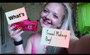 Whats in my Travel Makeup Bag | 2015