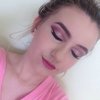 Pink glam makeup 