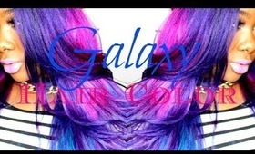 ♥ GALAXY inspired Hair color  (Evawigs.com)