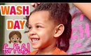 FAST & EASY Wash Day Routine for KIDS w/ Natural Hair | LCO Method | MelissaQ