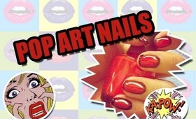 ‪★‬ Pop Art Inspired Nail Art Tutorial ✌ ☮