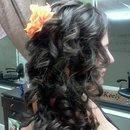 Bridemaid's hair