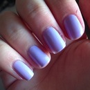 purple nail varnish :)