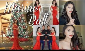 Get Ready with Me : Marine Ball 2016 (w/ snippet vlog at Pala Casino Spa and Resort)