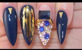 HOW TO: Sapphire Gem Nails