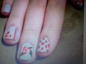 floral stripes 