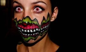 Halloween 2014 Series: Demon Mouth Face Painting