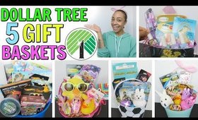 5 DOLLAR TREE GIFT BASKET IDEAS! PERFECT FOR LAST MINUTE!