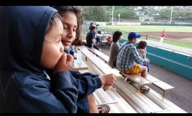 Watching the Semi Pro Baseball Game and Fun at the Park - My World, Vlogs 05.29.13 and 05.30.13