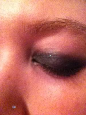 Close up, though crappy, Too Faced Moonbeam shadow.