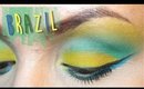 Brazil World Cup 2014 Inspired Makeup | TheRaviOsahn