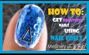 HOW TO GET BEAUTIFUL NAILS WITH NAIL FOILS  SHORT NAIL ART DESIGN TUTORIAL | MELINEY 4 BEGINNERS