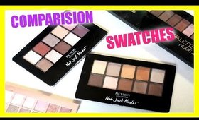 Revlon Not Just Nudes Palettes vs. L'oreal La Palette Nude & Maybelline The Nudes Palette