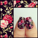 Vampire Weekend Floral Nails