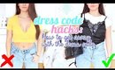 How to Get AWAY with Breaking the DRESS CODE | Dress Code HACKS For BACK TO SCHOOL !