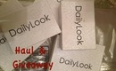 DailyLook Haul + Giveaway!