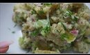 COME COOK WITH ME | VEGAN POTATO SALAD! | ASMR/MUCKBANG SORTA STYLE | LoveFromDanica