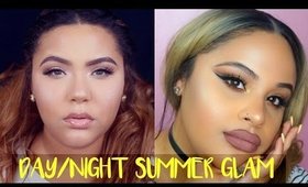 Day to Night Summer Glam Collab w/ MakeupByGiiGii ! | Ashelinaa