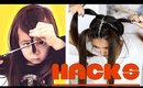 ★ BEST 2-Min HAIR CUTTING HACKS that ACTUALLY WORK (MY HAIR CUT how to)!  EASY HAIRSTYLES