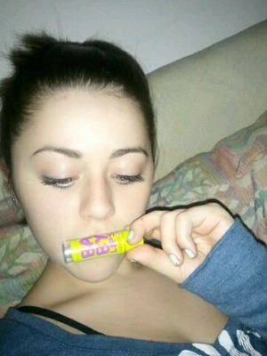 Me and my peppermint baby lips :*