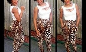 OOTD:Leopard Pants