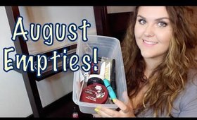 August Empties!!