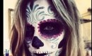 Sugar Skull Makeup Tutorial- Day of the Dead (Dia de los Muertos)