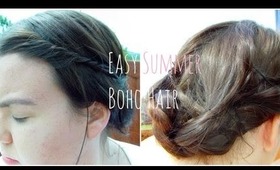 Easy Summer Boho Hair Tutorial