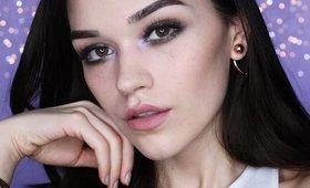 Green and Lavender makeup tutorial