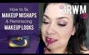 How to Fix Makeup Mishaps & Reminiscing My Old Makeup Looks  |  GRWM