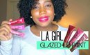 L.A. Girl Glazed Lip Paint Demo & Review | Jessica Chanell