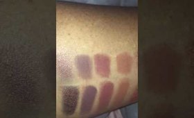 Urban Decay Naked Heat palette and swatches!