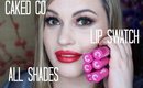 Caked Makeup Lip Fondant Lip Swatch! All shades!