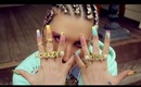 Ke$ha Crazy Kids Nails | Tutorial