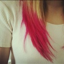 Pink Tip-dye