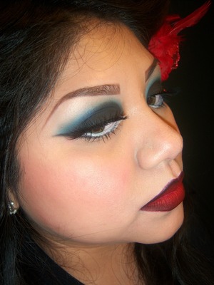 Pin Up Style Makeup. Follow me on Instagram @ FancyNancy23. 