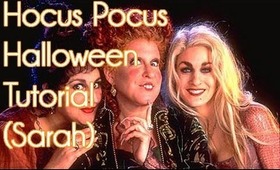 Hocus Pocus Inspired Halloween Makeup Tutorial (Sarah Sanderson)