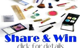 EXCITING ANNOUNCEMENT! MAC GIVEAWAY!! SHARE & WIN!! PALETTE GIVEAWAY!  WEBSITE LAUNCH!