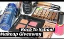 EPIC BACK TO SCHOOL MAKEUP GIVEAWAY 2016|Unice Final Review