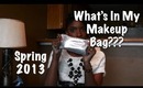 VEDA Day #22 - What's In My Makeup Bag | Spring 2013