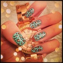 Mint and Rose Gold Leopard :)