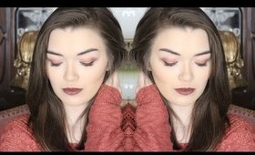 Burgundy Fall Makeup Tutorial // Full Face Makeup
