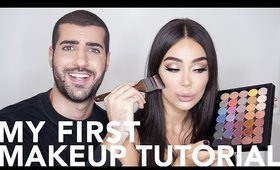 MY FIRST MAKEUP TUTORIAL Featuring Maya Ahmad