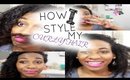 How I style Curly Hair (3 EASY HAIRSTYLES)